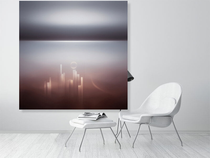 Ethereal Horizons - Pt 1 - Ascending Skyline by Lucas Vale – Giclée Print, a striking artwork designed to elevate any modern interior.