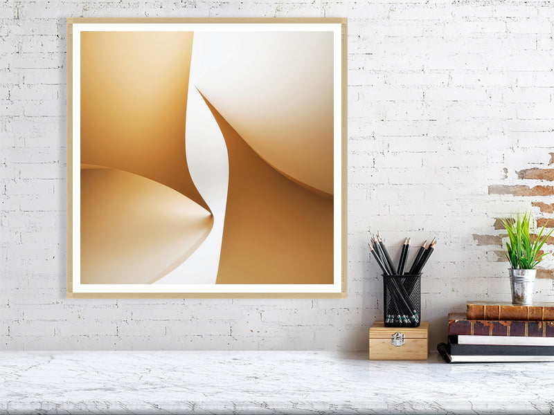 Golden Lumina - Golden Aperture by Lucas Vale – Giclée Print, a striking artwork designed to elevate any modern interior.